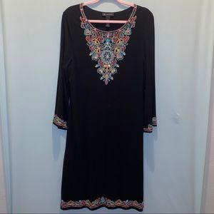 INC Embroidered Dress